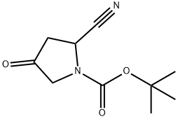 1-Pyrrolidinecarboxylic acid, 2-cyano-4-oxo-, 1,1-dimethylethyl ester