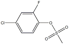 Phenol, 4-chloro-2-fluoro-, 1-methanesulfonate