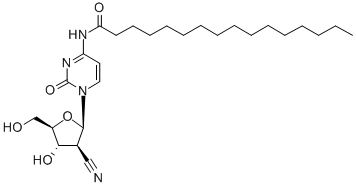 N-[1-[(2R,3S,4S,5R)-3-氰基-4-羟基-5-(羟甲基)氧杂环戊-2-基]-2-氧代嘧啶-4-基]十六酰胺