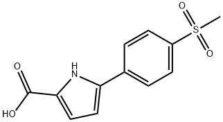 5-(4-(methylsulfonyl)phenyl)-1H-pyrrole-2-carboxylic acid