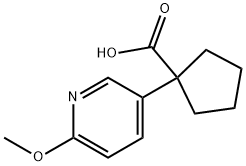 Cyclopentanecarboxylic acid, 1-(6-methoxy-3-pyridinyl)-