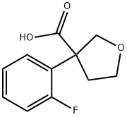 3-Furancarboxylic acid, 3-(2-fluorophenyl)tetrahydro-