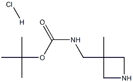tert-Butyl ((3-methylazetidin-3-yl)methyl)carbamate hydrochloride