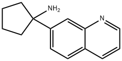 Cyclopentanamine, 1-(7-quinolinyl)-
