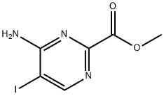 2-Pyrimidinecarboxylic acid, 4-amino-5-iodo-, methyl ester