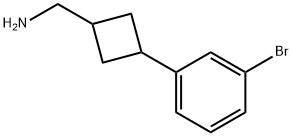 1-[3-(3-bromophenyl)cyclobutyl]methanaminehydrochloride