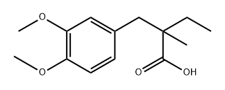 2-[(3,4-dimethoxyphenyl)methyl]-2-methylbutanoic acid