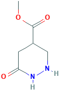 4-Pyridazinecarboxylic acid, hexahydro-6-oxo-, methyl ester