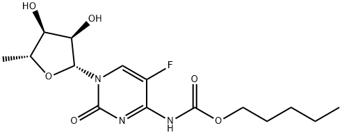 Pentyl (1-((2R,3R,4S,5R)-3,4-dihydroxy-5-methyltetrahydrofuran-2-yl)-5-fluoro-2-oxo-1,2-dihydr