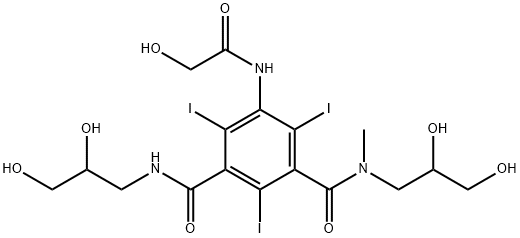 N,N′-bis(2,3-dihydroxypropyl)-5-[(hydroxyacetyl)amino]- 2,4,6-triiodo-N-methylbenzene-1,3-dicarboxamide