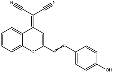 (E)-2-(2-(4-hydroxystyryl)-4H-chromen-4-ylidene)malononitrile