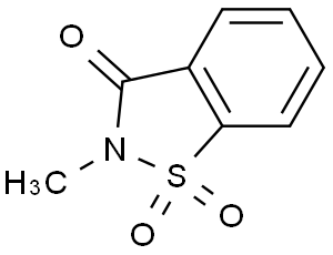 2,3-Dihydro-2-methyl-3-oxo-1,2-benzisothiazole 1,1-dioxide
