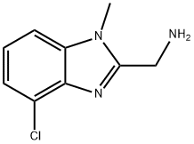 (4-chloro-1-methyl-1H-1,3-benzodiazol-2-yl)methanamine