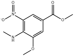 3-甲氧基-4-(甲基氨基)-5-硝基苯甲酸甲酯
