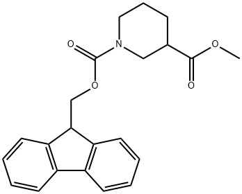 1,3-Piperidinedicarboxylic acid, 1-(9H-fluoren-9-ylmethyl) 3-methyl ester