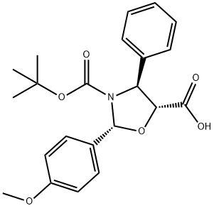 (2R,4S,5R)-3-BOC-2-(4-甲氧基苯基)-4-苯基噁唑烷-5-甲酸