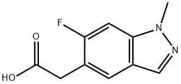 1H-Indazole-5-acetic acid, 6-fluoro-1-methyl-
