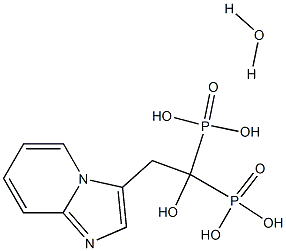PHOSPHONIC ACID, (1-HYDROXY-2-IMIDAZO(1,2-A)PYRIDIN-3-YLETHYLIDENE)BIS-