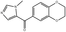 Methanone, (2,3-dihydro-1,4-benzodioxin-6-yl)(1-methyl-1H-imidazol-5-yl)-