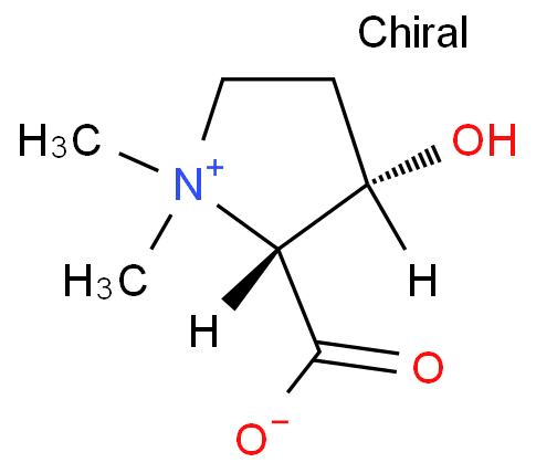 (2R,3S)- 2-carboxy-3-hydroxy-1,1-dimethyl-Pyrrolidinium inner salt