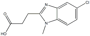 3-(5-CHLORO-1-METHYL-1H-BENZO[D]IMIDAZOL-2-YL)PROPANOIC ACID