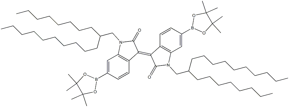 2H-Indol-2-one, 3-[1,2-dihydro-1-(2-octyldodecyl)-2-oxo-6-(4,4,5,5-tetramethyl-1,3,2-dioxaborolan-2-yl)-3H-indol-3-ylidene]-1,3-dihydro-1-(2-octyldodecyl)-6-(4,4,5,5-tetramethyl-1,3,2-dioxaborolan-2-yl)-