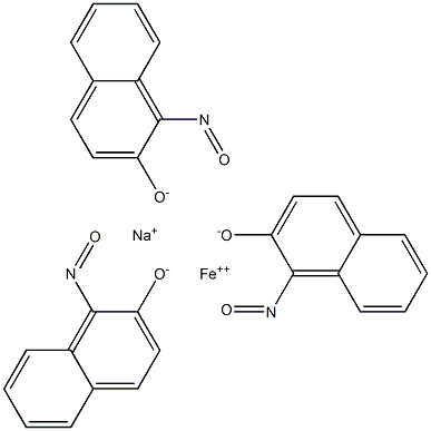 sodium tris(1,2-naphthoquinone 1-oximato-N1,O2)ferrate(1-)