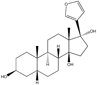 (3beta,5beta,14beta)-21,23-Epoxy-24-norchola-20,22-diene-3,14,17-triol         Rostafuroxin (PST 2238)