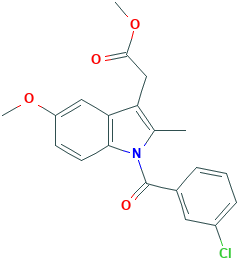 1-(3-Chlorobenzoyl)-5-methoxy-2-methyl-1H-indole-3-acetic Acid Methyl Ester