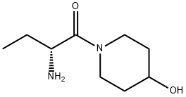 1-Butanone, 2-amino-1-(4-hydroxy-1-piperidinyl)-, (2R)-
