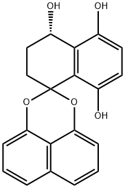 Spiro[naphthalene-1(2H),2'-naphtho[1,8-de][1,3]dioxin]-4,5,8-triol, 3,4-dihydro-, (4S)-