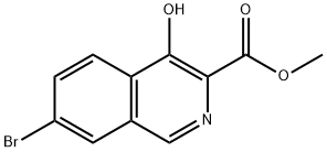 methyl 7-bromo-4-hydroxyisoquinoline-3-carboxylate