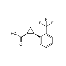 rel-(1R,2R)-2-(2-(三氟甲基)苯基)环丙烷-1-羧酸