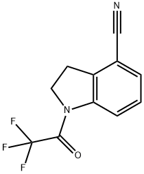 1-(2,2,2-trifluoroacetyl)indoline-4-carbonitrile