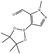 1H-Pyrazole-5-carboxaldehyde, 1-methyl-4-(4,4,5,5-tetramethyl-1,3,2-dioxaborolan-2-yl)-
