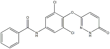 N-[3,5-Dichloro-4-[(1,6-dihydro-6-oxo-3-pyridazinyl)oxy]phenyl]benzamide