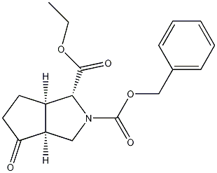 (1.Alpha.,3a.alpha.,6a.alpha.)-Hexahydro-4-oxo-cyclopenta[c]pyrrole-1,2(1H)-dicarboxylicacid-1-ethyl2-(phenylmethyl)ester