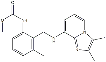 Carbamic acid,N-[2-[[(2,3-dimethylimidazo[1,2-a]pyridin-8-yl)amino]methyl]-3-methylphenyl]-,methyl ester