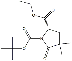 (S)-1-tert-butyl 2-ethyl 4,4-dimethyl-5- oxopyrrolidine-1,2-dicarboxylate