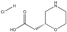 (R)-2-(Morpholin-2-yl)acetic acid hydrochloride