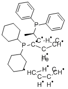 (R)-(-)-1-[(S)-2-(二环己基膦)二茂铁基乙基]二苯基膦