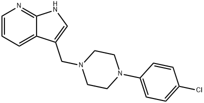 3-[[4-(4-Chlorophenyl)-1-piperazinyl]methyl]-1H-pyrrolo[2,3-b]pyridine