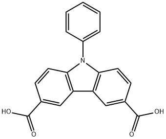 9-phenylcarbazole-3,6-dicarboxylic acid