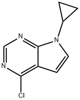 7H-Pyrrolo[2,3-d]pyrimidine, 4-chloro-7-cyclopropyl-