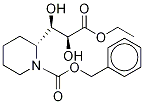 Ethyl N-Benzyloxycarbonyl-3-[(2R)-piperidinyl)]-(2R,3S)-dihydroxrpropanoate
