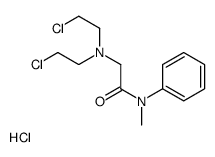 bis(2-chloroethyl)-[2-(N-methylanilino)-2-oxoethyl]azanium,chloride