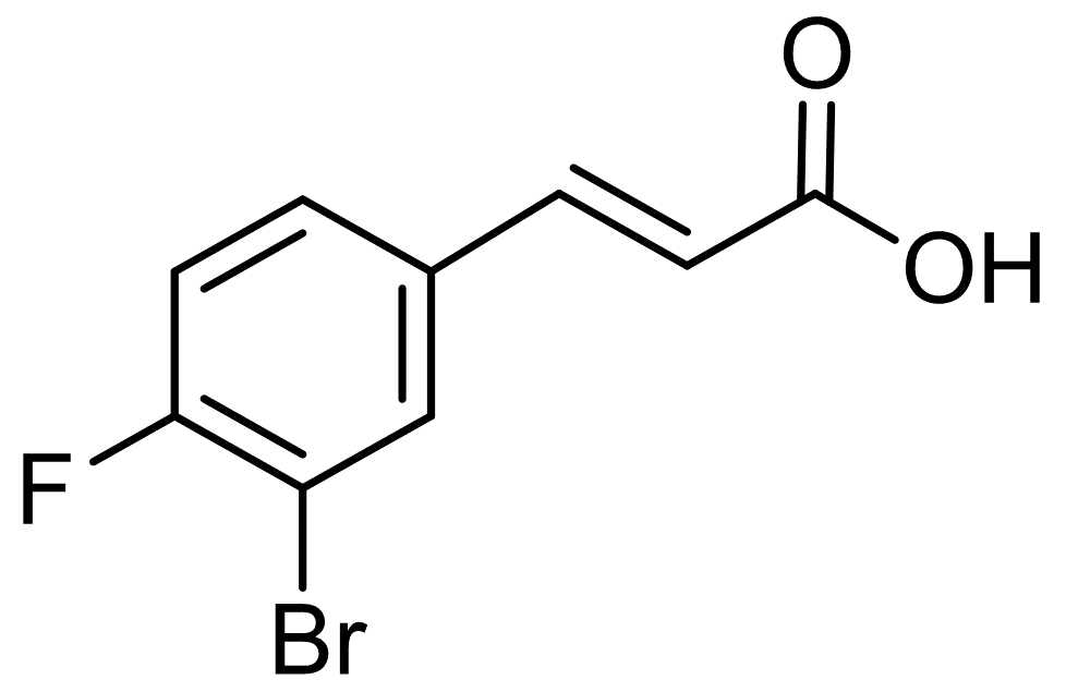 3-溴-4-氟肉桂酸