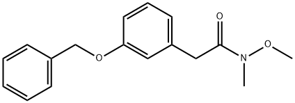2-[3-(benzyloxy)phenyl]-N-methoxy-N-methylacetamide