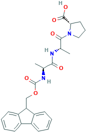 L-Proline, 1-[N-[N-[(9H-fluoren-9-ylmethoxy)carbonyl]-L-alanyl]-L-alanyl]- (9CI)
