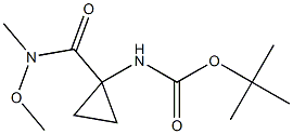 1-(甲氧基(甲基)氨基甲酰基)环丙基氨基甲酸叔丁酯